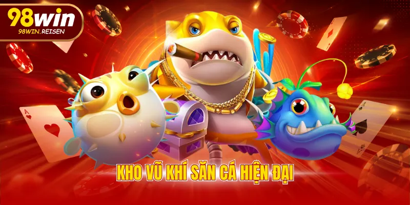 Kho vũ khí săn cá hiện đại